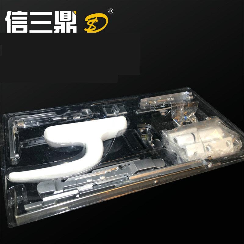 重型断桥中悬窗铰链锌合金塑钢窗合页强承重供应信三鼎