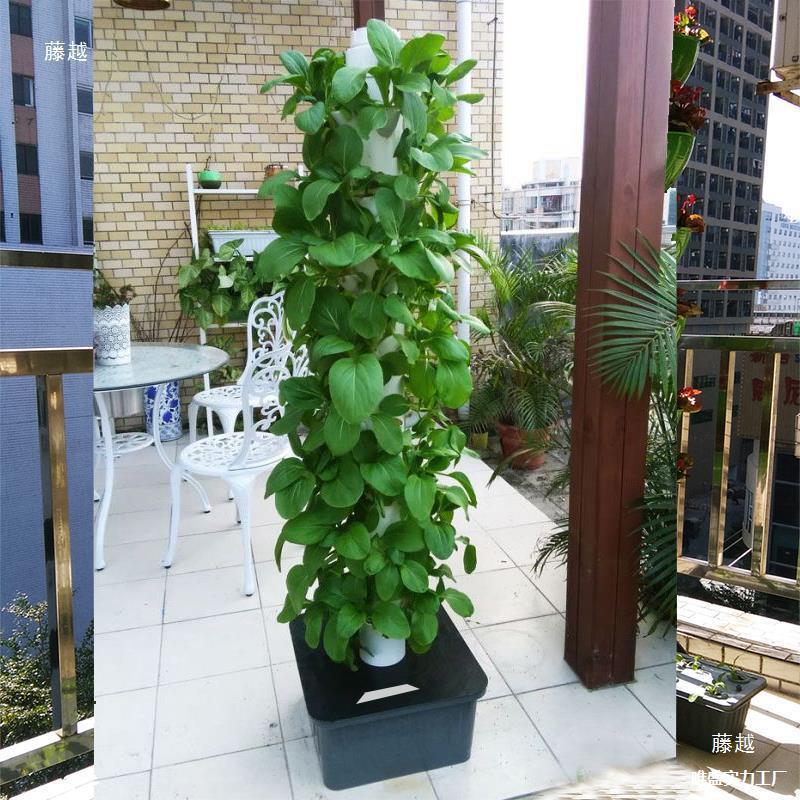庭种菜机阳台露旋转水培立柱无土栽培草莓花园楼顶生菜绿垒德株