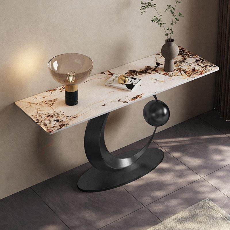 轻奢玄关桌酒店别墅设计师客厅入户走廊岩板不锈钢门厅柜桌玄关台,电子/电工,接线端子,淘宝优惠券,粉丝福利购,淘宝优惠卷