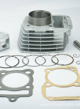 嘉陵铁悍JH125-19E套缸CG133套缸133CM3发动机套缸14销活塞套缸
