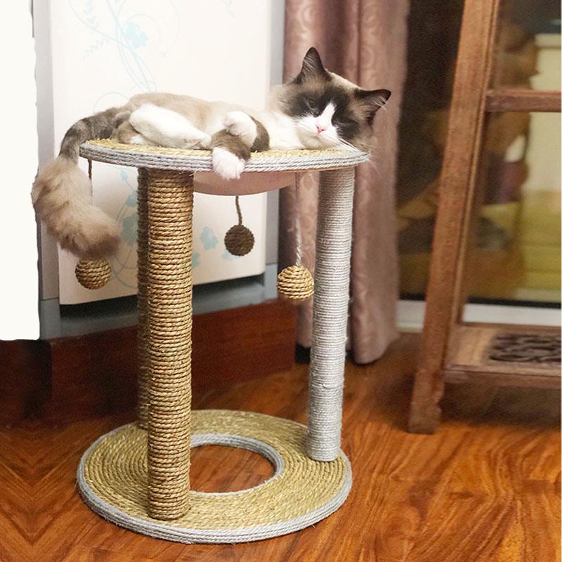 猫爬架包邮优质剑麻猫抓架抓柱抓板小猫跳台猫窝猫玩具剑麻猫爬架