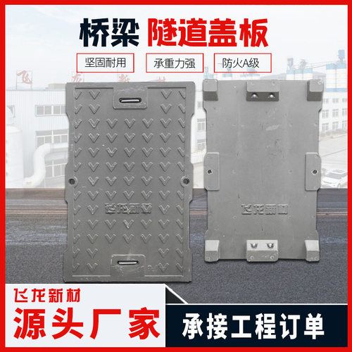 桥梁隧道盖板防火复合树脂电缆沟盖板高架高速路发光盖板