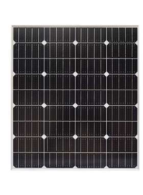 鑫普光单晶太阳能玻璃板18V100W白色背 接线盒带0.9米线接mc4接头