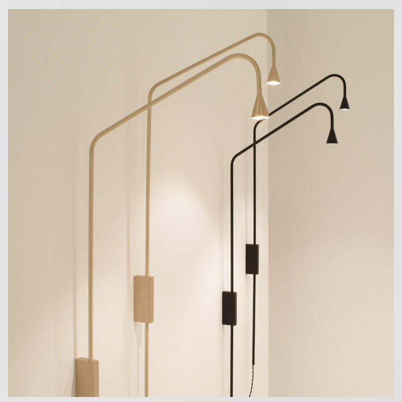 极简主义卧室床头壁灯北欧简约现代床头柜装饰灯LED创意氛围灯具