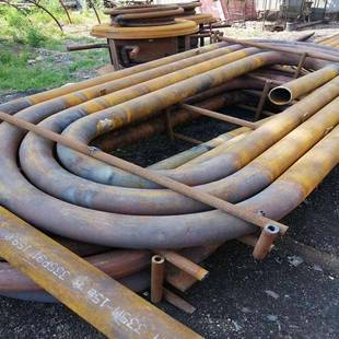 加工各种材质型号弯管盘管大口径弯管大弯DN200*8R=5D华超