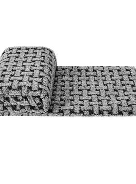 样板房床尾毯搭毯床搭巾沙发毯展厅家具软装配套样板间床尾毯搭巾