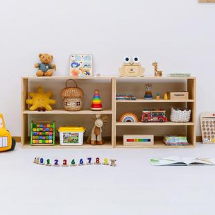 蒙氏早教中心教具柜幼儿园益智玩具展示柜儿童玩具分类整理储物柜