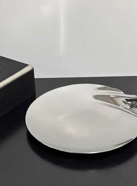 出口品质加厚304不锈钢果盘点心碟水果盘一体成型时尚摆件