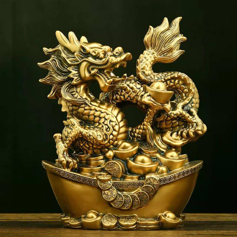 招财十二生肖摆件全套12生肖鼠牛虎兔龙蛇马羊猴鸡狗猪工艺品摆设