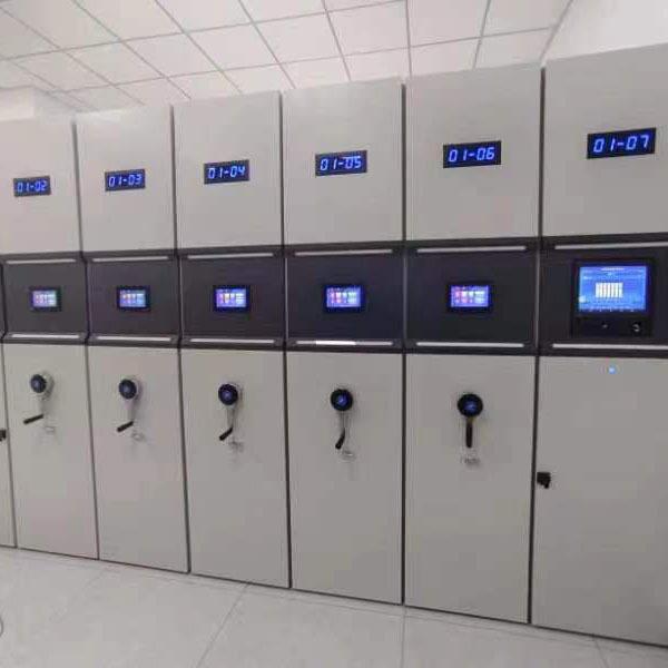 密集架移动密集柜文件档案柜电动柜智能手摇式资料柜带地轨移动柜