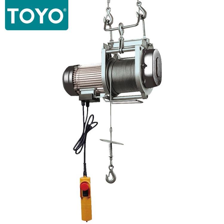 TOYO/东洋GT250A钢丝绳提升机旁磁制动器安全可靠220V家用小吊机