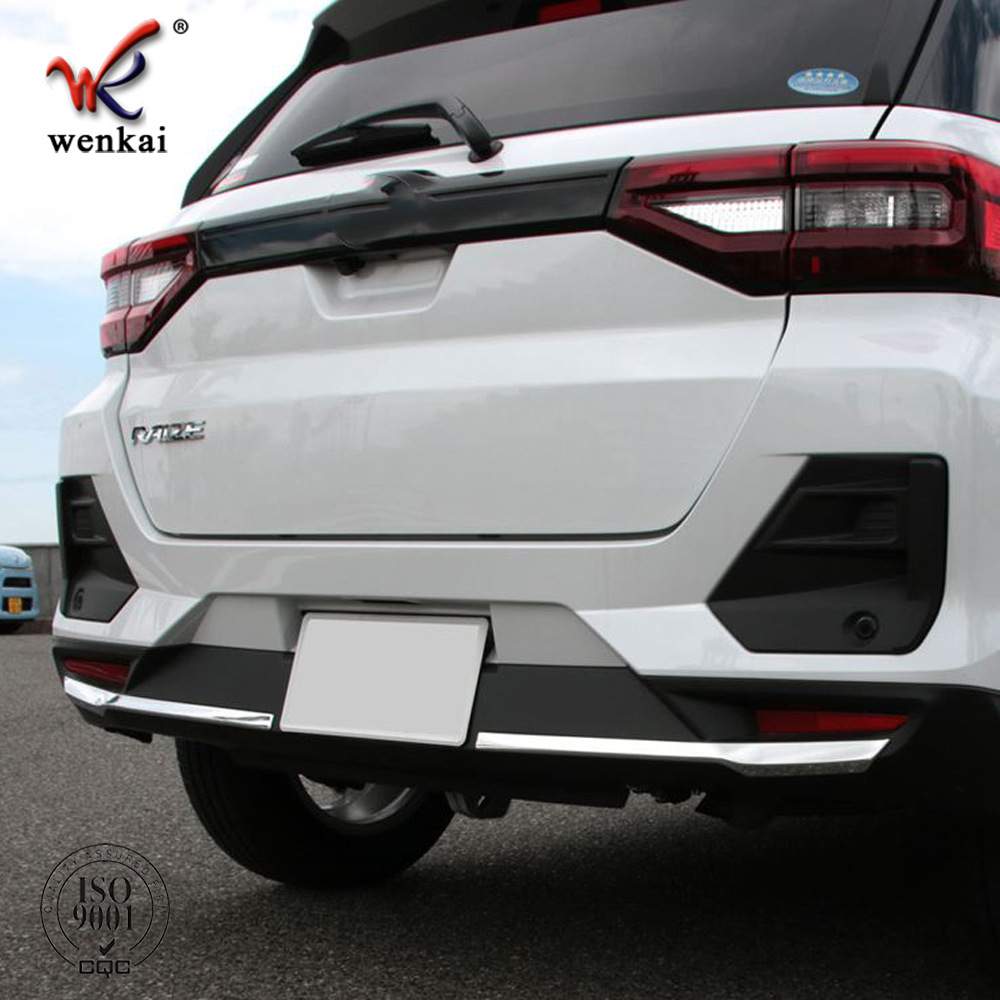 适用于丰田20款Raize改装后保险杠饰条 大发Rocky专用后杠防撞条