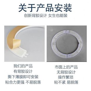 饰盖16cm 抽油烟机排烟管管道遮丑盖吊顶玻璃孔墙洞墙孔厨房烟道装