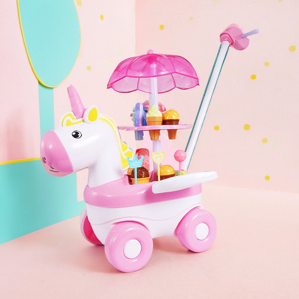 儿童糖果冰淇淋激凌推车玩具过家