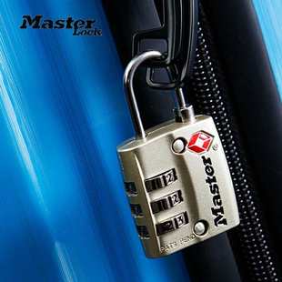 玛斯特密码锁TSA海关锁行李箱旅行背包锁宿舍健身房柜子迷你挂锁