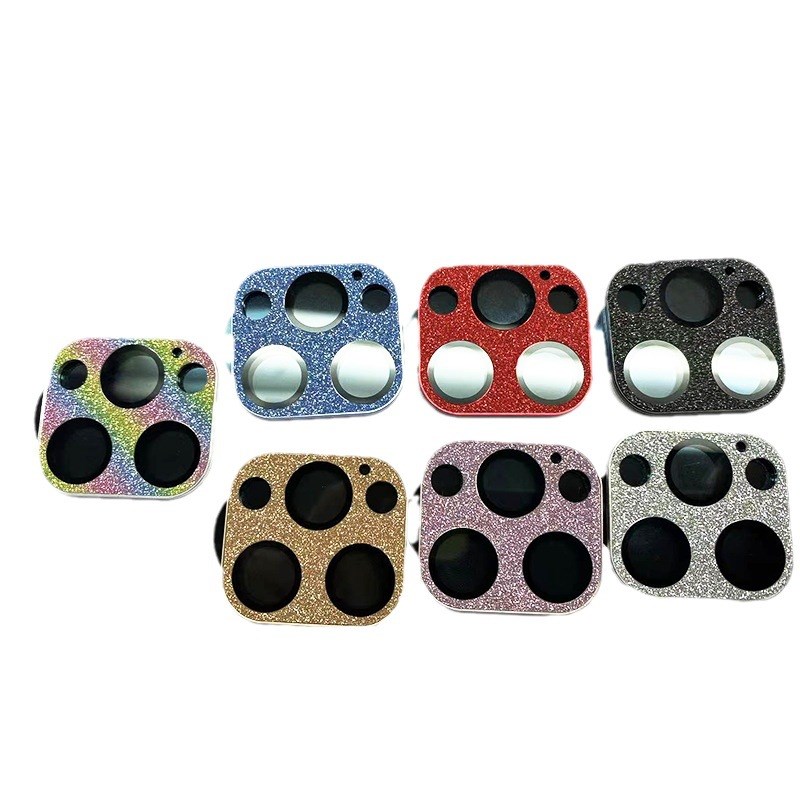 速发适用1r一头闪粉金属镜体膜iPh14P5o金属闪粉镜头盖保护膜