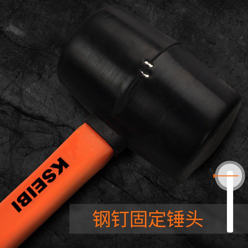 速发包邮木柄橡胶锤锤检验锤地板瓷砖贴砖装修安装锤安装工具