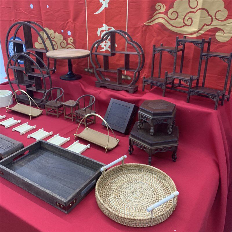 速发新中式甜品台蛋糕展示架周岁宴会订婚婚礼现场摆台茶歇冷餐桌