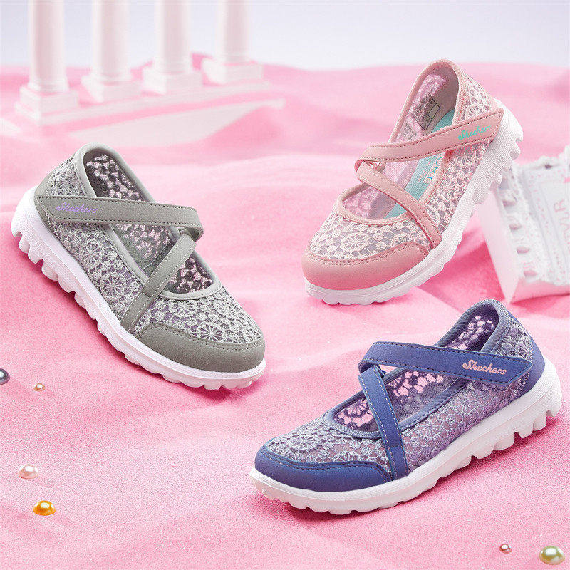 Skechers斯凯奇玛丽珍女小童凉鞋夏款学步鞋宝宝婴儿鞋81170N图片