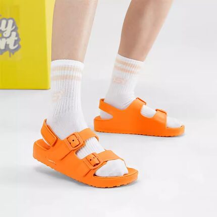Skechers斯凯奇女鞋夏季款轻质透气沙滩鞋简约百搭休闲凉鞋111597