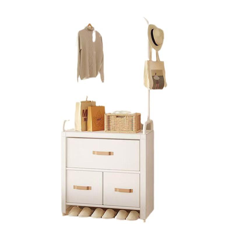 架落衣架地挂架卧室床头柜带衣抽屉挂衣收纳柜衣帽架一体宿舍防尘