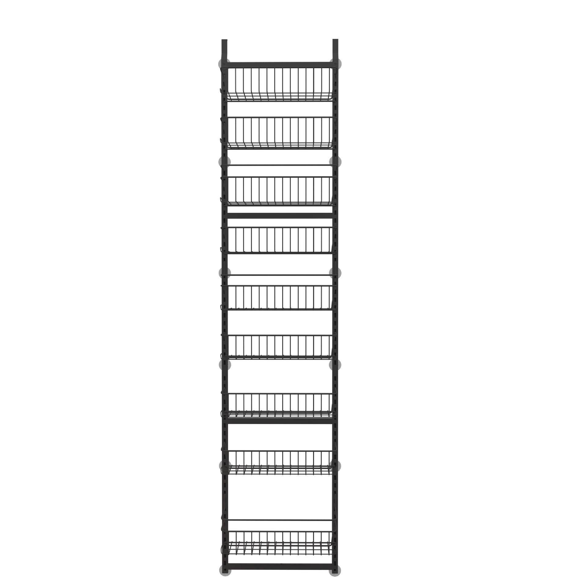新款可拆装门后挂篮免打孔多层收纳架浴室门后多功能整理架,收纳整理,书桌收纳置物架,淘宝优惠券,粉丝福利购,淘宝优惠卷