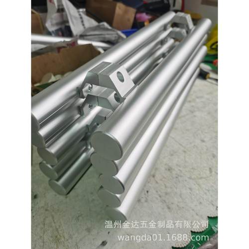 38圆管黑色户外有框门把手防火门拉手办公室玻璃门拉手马蹄脚