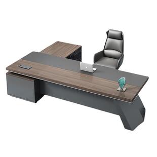 现代简约老板办公桌总裁桌经理办公桌椅组合大班台单人桌办公家具