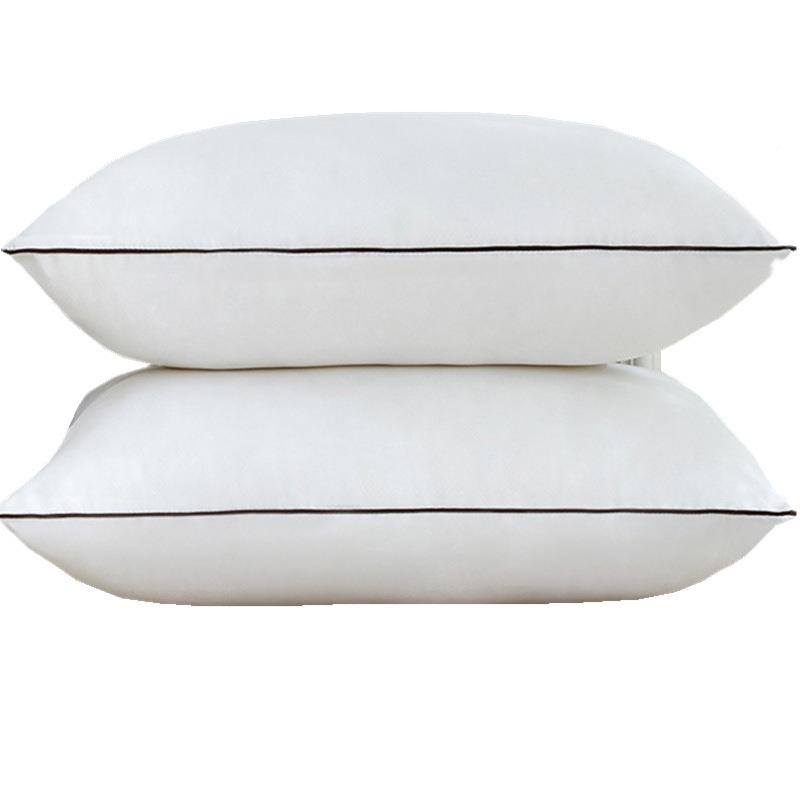 款磨毛XLS001羽绒枕头枕芯会销枕礼品单新双边丝舒适枕床上用品芯