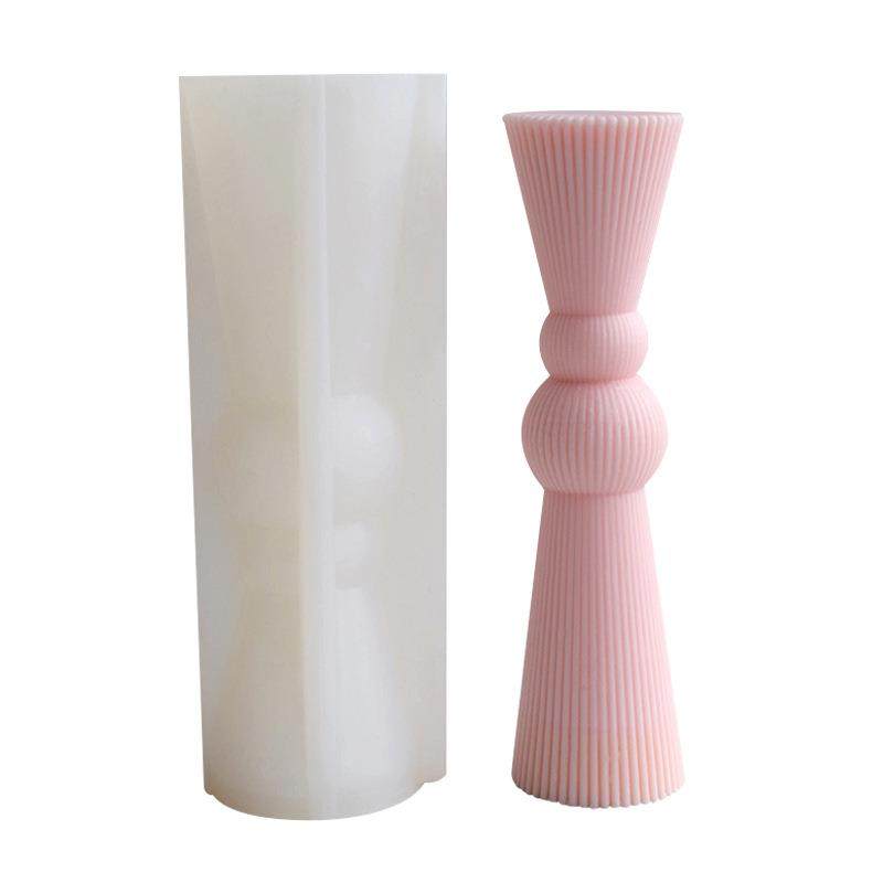 几何圆柱香薰蜡烛硅胶模具立体竖条纹圆柱烛台蜡烛扩香石硅胶模具,厨房/烹饪用具,烘焙模具,淘宝优惠券,粉丝福利购,淘宝优惠卷