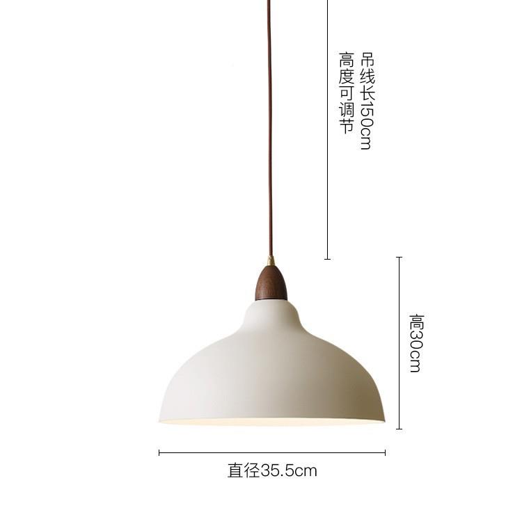 式侘寂风可餐厅灯胡桃木吧台书房摇臂移位日437吊灯餐饮商用吊吊