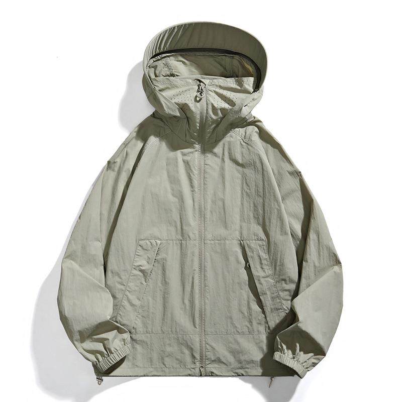 山系户外防晒衣男夏季骑行运动冰丝防晒上衣女露营钓鱼轻薄防晒服