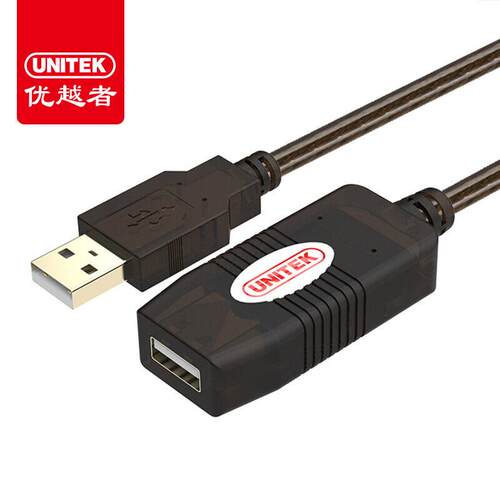 (UNITEK)USB.信号放大延长线米USB公对母usb延长线