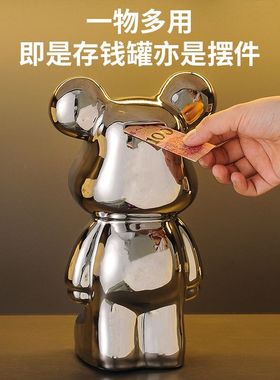 36CM暴力熊家居饰品摆件轻奢高档客厅电视柜玄关展示柜装饰品