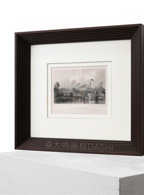 实木油画框外框画框装裱相框挂墙画纸卡纸镜框架