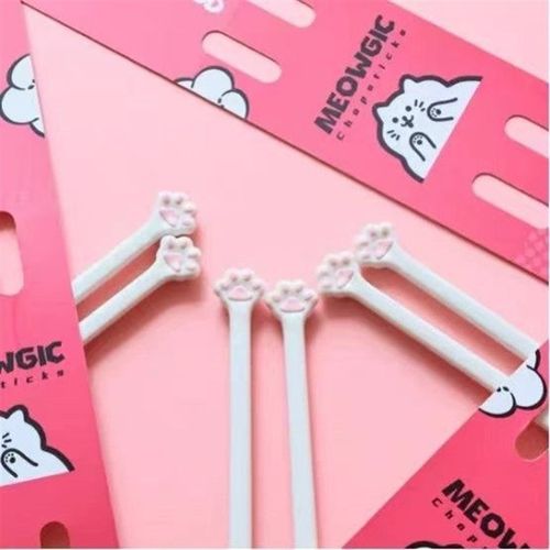 热卖猫爪手掌筷子抽象整蛊餐具搞怪超个性便携学生装闺蜜