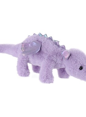 io l紫色恐龙玩偶趴趴龙公仔爱儿童毛绒宝宝安抚女