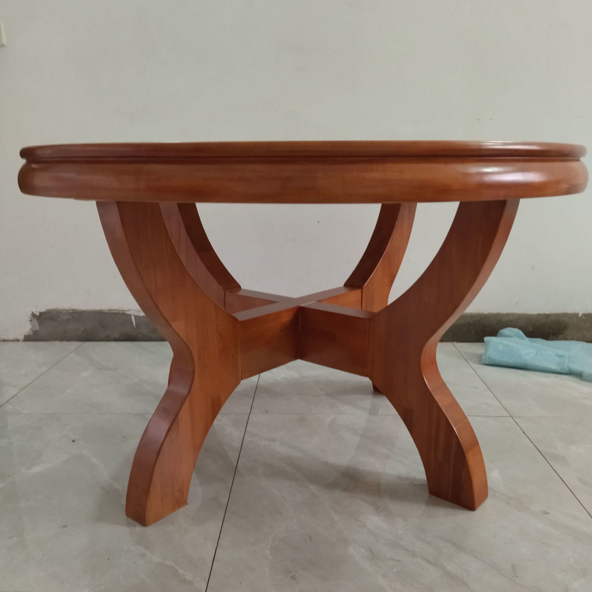 实木脚腿餐台脚支架脚架桌架桌子腿四脚圆桌腿支撑架台脚架子实木