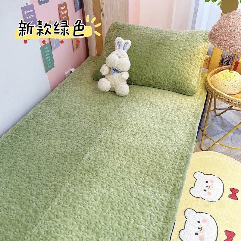 学季学生床垫单人宿舍垫子加厚保暖床盖三层夹棉沙发垫