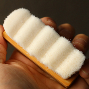 几十年老玉竹特细特密特软文玩刷子东阳名家裘立刚本工精工雕刻