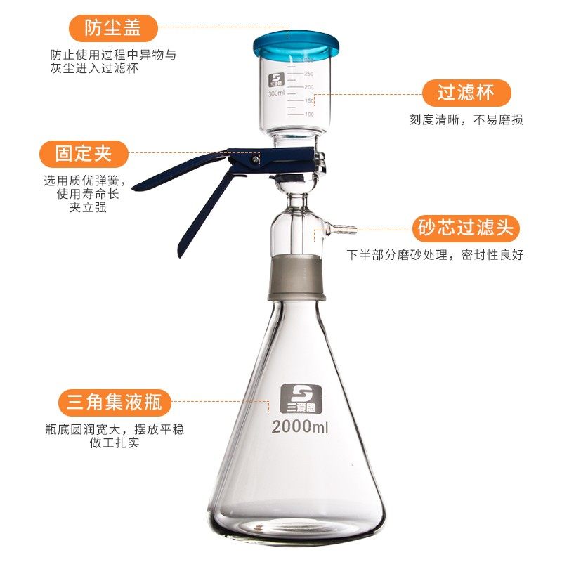 三爱思玻璃砂过装置L真空抽实验耗材用品掌柜推荐,工业油品/胶粘/化学/实验室用品,其他实验器材,淘宝优惠券,粉丝福利购,淘宝优惠卷