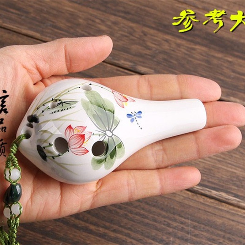 风雅陶笛孔F天空之城陶笛六孔高音F调初学轻气量幼儿启蒙陶埙