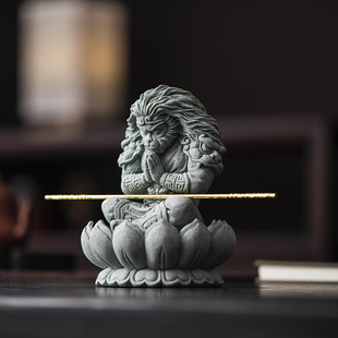 国风青砂石黑神话悟空金箍棒齐天大圣家居办公室客厅桌面装饰