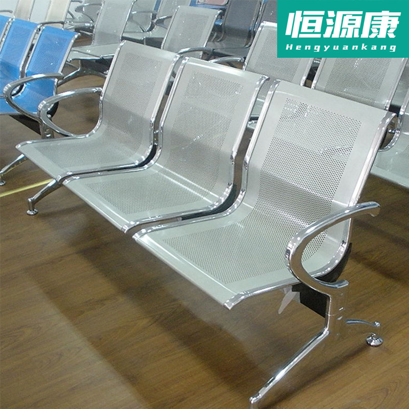 连排椅铁长椅子沙发椅公共办场所接待等候车站三联人位连体机场椅