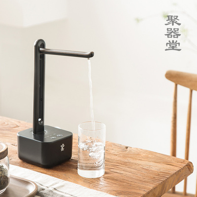 鸣盏智能自动上水器家用桶装水取水器桌面小型抽水器矿泉水出水器