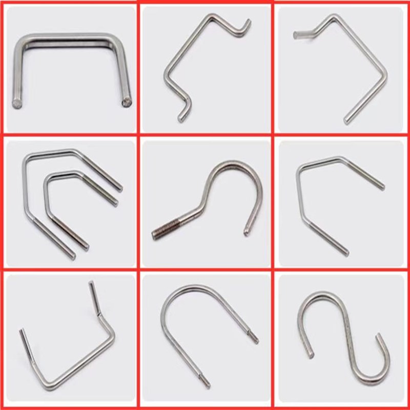 定制304不锈钢圆棒折弯加工棒材焊接折K弯线材成型网片网架定制