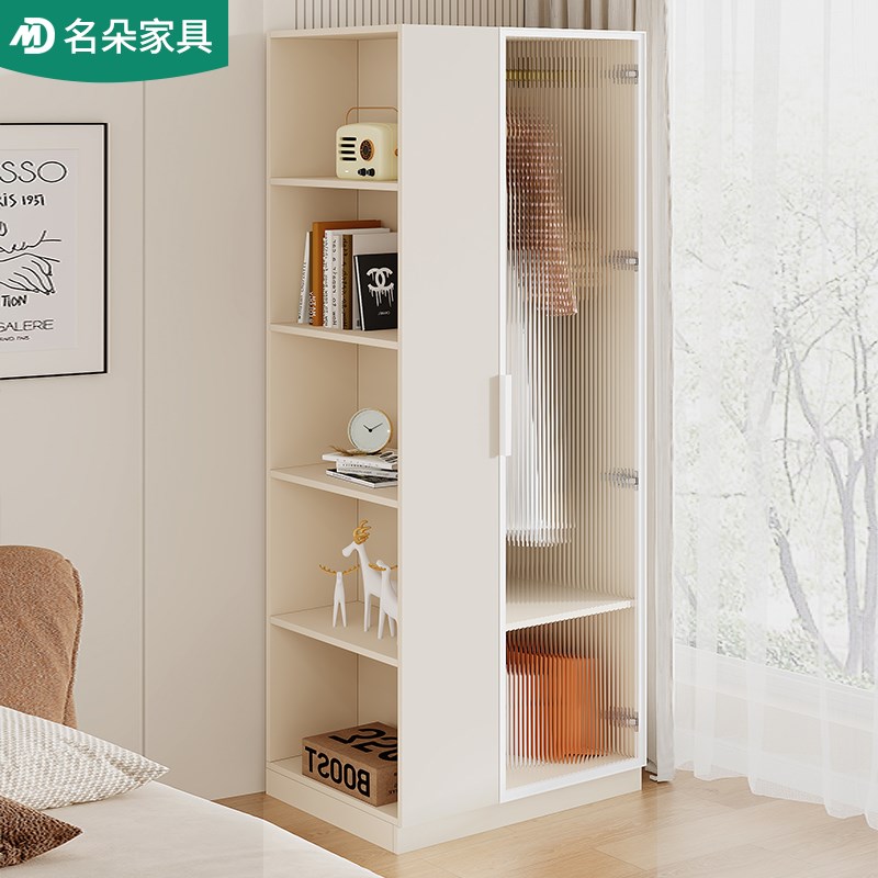 衣柜小户型家用衣橱卧室儿童转角柜子收纳定制P夹缝窄储物柜5A68