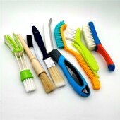 汽车用内饰精洗清洁刷子套装 风口座椅缝隙细节刷洗车软毛刷多功能