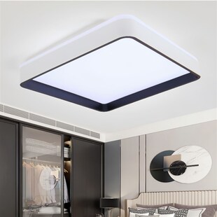 灯罩外壳罩长方形客厅led吸顶灯罩餐G厅卧室圆形灯罩外壳替换通用