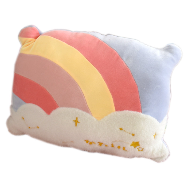 天空彩虹马卡龙抱枕毯子二合一珊瑚绒毛毯沙发汽车办公室靠枕靠垫,居家布艺,抱枕被,淘宝优惠券,粉丝福利购,淘宝优惠卷